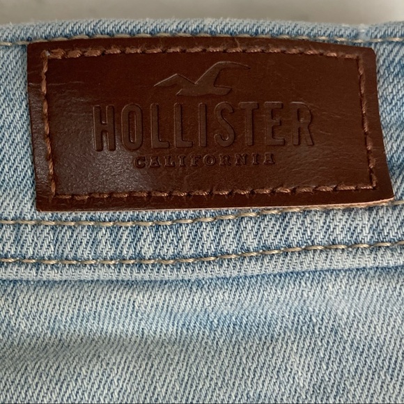 HOLLISTER denim shorts Size 25 light-wash High Rise Vintage Short high w… - Picture 9 of 9